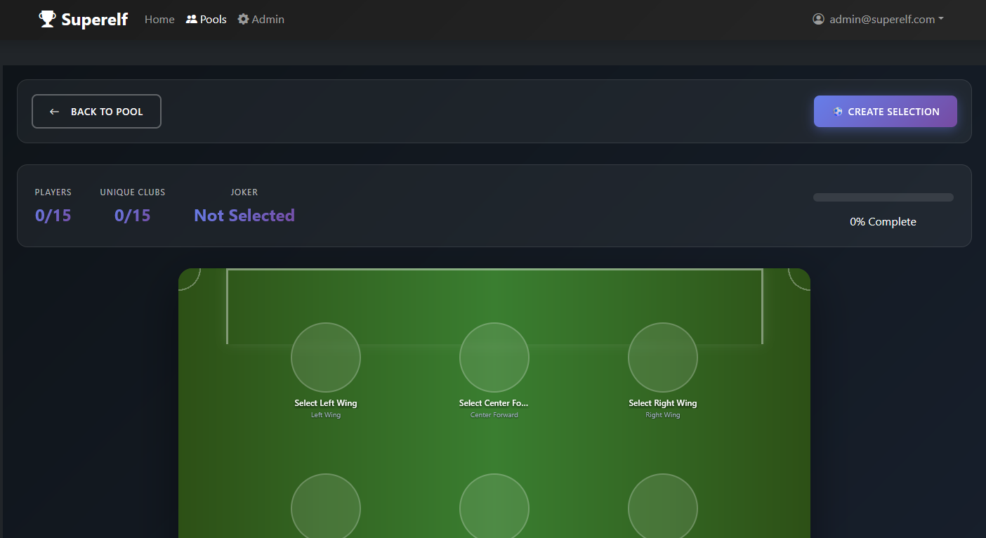 Superelf Football Pool screenshot